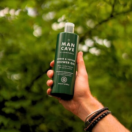 Gel de dus pentru barbati Amber&Vetiver, 500 ml, Mancave 755796