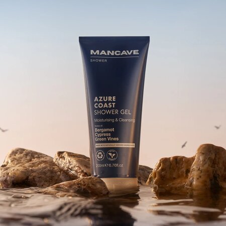 Gel de dus pentru barbati Azure Coast, 200 ml, Mancave 755801