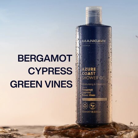 Gel de dus pentru barbati Azure Coast, 500 ml, Mancave 755821