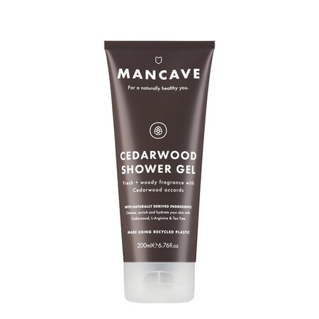 Gel de dus pentru barbati Cedarwood, 200 ml, Mancave