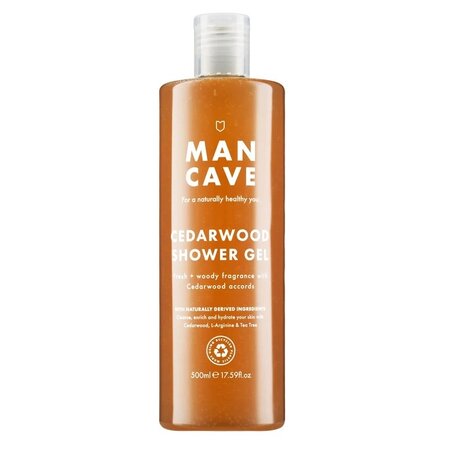Gel de dus pentru barbati Cedarwood, 500 ml, Mancave