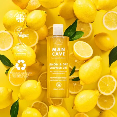 Gel de dus pentru barbati Lemon&Oak, 500 ml, Mancave 755860