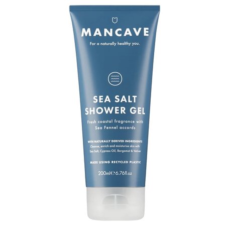 Gel de dus pentru barbati Sea Salt, 200 ml, Mancave