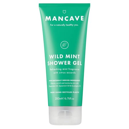 Gel de dus pentru barbati Wild Mint, 200 ml, Mancave