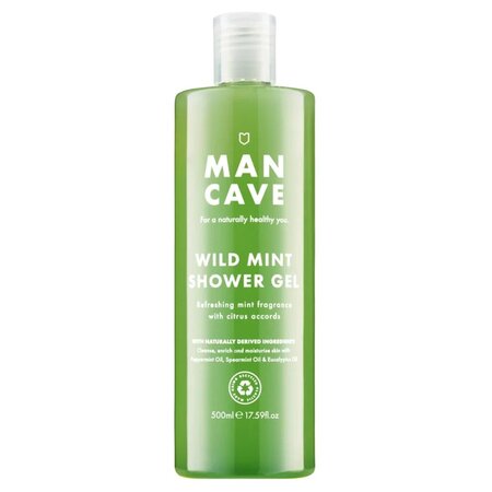 Gel de dus pentru barbati Wild Mint, 500 ml, Mancave