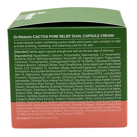 Crema cu capsule de mucina de cactus si PDRN pentru ingrijirea porilor Cactox Pore Relief, 65 g, Dr. Melaxin 756039