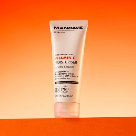 Crema hidratanta cu vitamina C si efect autobronzant gradual, 100 ml, Mancave 756168