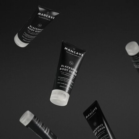 Exfoliant pentru corp Blackspice, 200 ml, Mancave 756177