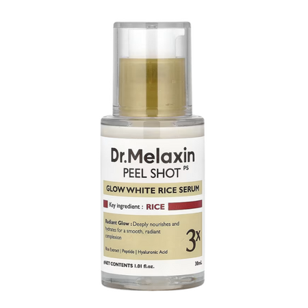 Ser cu orez pentru luminozitate Peel Shot, 30 ml, Dr. Melaxin