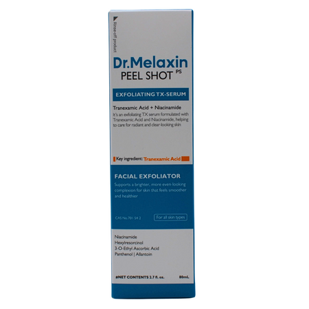 Ser exfoliant cu acid tranexamic Peel Shot, 80 ml, Dr. Melaxin 756327