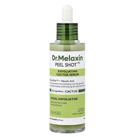 Ser exfoliant cu extract de cactus Peel Shot, 80 ml, Dr. Melaxin
