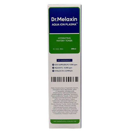 Toner hidratant cu ioni de plasma si acid hialuronic, 200 ml, Dr. Melaxin 756450