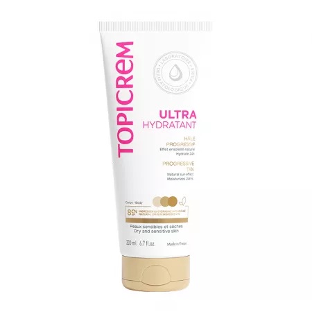 Crema ultra hidratanta autobronzanta Topicrem, 200 ml, NIGY