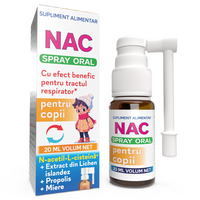 Supliment alimentar spray oral NAC pentru copii, 20 ml, Justin Pharma