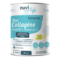 Colagen marin cu vitamina C, 340 g, Nuviline