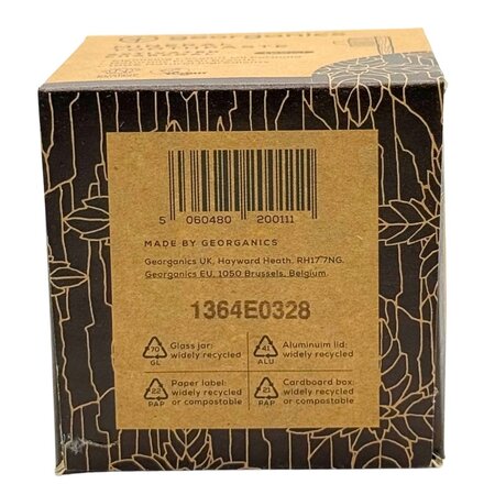 Pasta de dinti minerala pentru albire Activated Charcoal, 120 ml, Georganics 756605