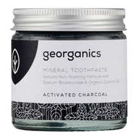 Pasta de dinti minerala pentru albire Activated Charcoal, 120 ml, Georganics