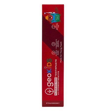 Pasta de dinti cu hidroxiapatita si aroma de capsuni pentru copii, 75 ml, Georganics 756622