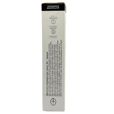 Pasta de dinti cu hidroxiapatita si carbune activ Activated Charcoal, 75 ml, Georganics 756631