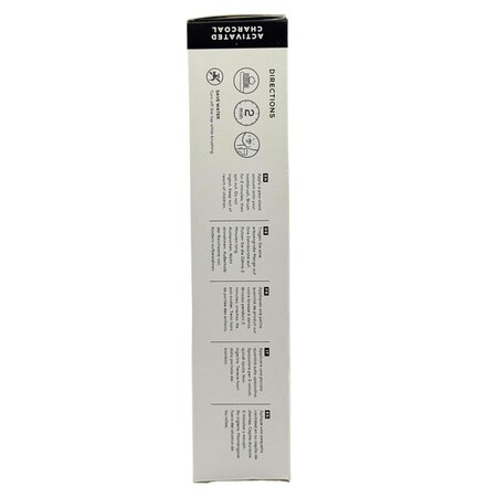 Pasta de dinti cu hidroxiapatita si carbune activ Activated Charcoal, 75 ml, Georganics 756632