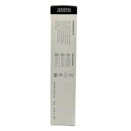 Pasta de dinti cu hidroxiapatita si carbune activ Activated Charcoal, 75 ml, Georganics 756633
