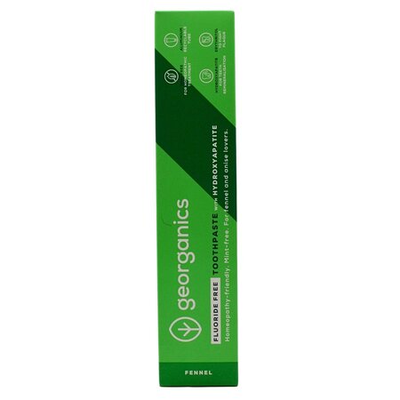 Pasta de dinti cu hidroxiapatita si aroma de fenicul, 75 ml, Georganics 756641