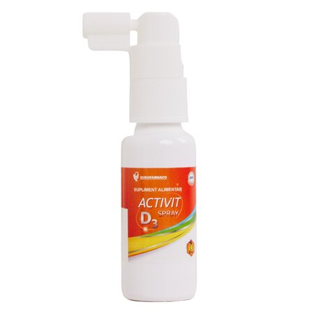 Spray cu vitamina D3 Activit, 25 ml, Eurofarmaco 756987