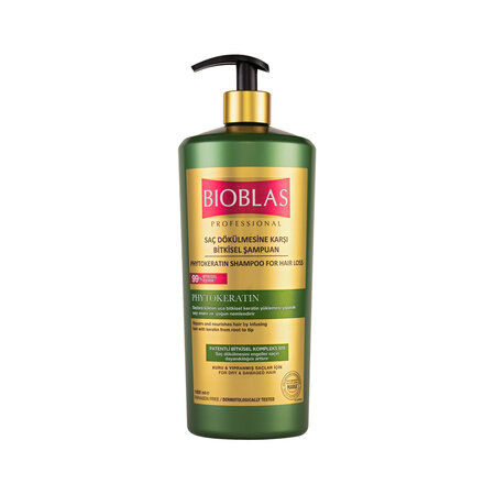 Sampon anticadere cu fitocheratina, 1000 ml, Bioblas