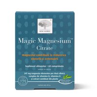 Magneziu citrat Magic, 60 comprimate, New Nordic