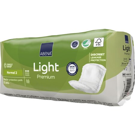 Absorbante pentru incontinenta urinara Light Normal 2, 12 bucati, Abena 757106
