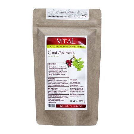 Ceai aromatic din macese Vital, 50 g, Plantavorel