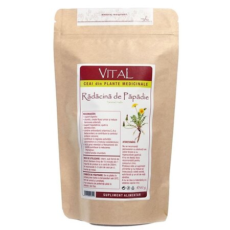 Ceai din radacina de papadie Vital, 100 g, Plantavorel