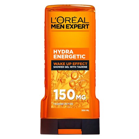 Gel de dus Hydra Energetic Men Expert, 300 ml, L'Oreal Paris