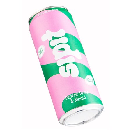 Bautura carbogazoasa cu fibre, suc de fructe si aroma de pepene rosu si menta, 330 ml, Sipit 757397