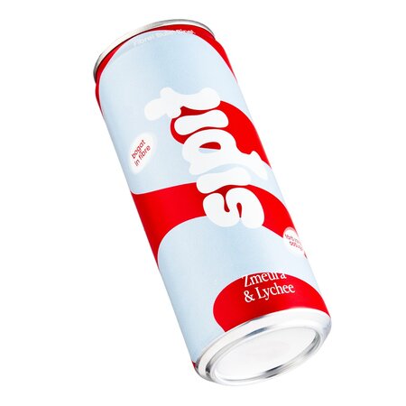 Bautura carbogazoasa cu fibre, suc de fructe si aroma de zmeura si lychee, 330 ml, Sipit 757414