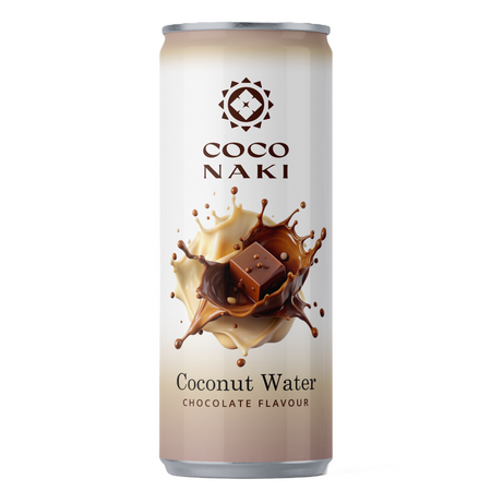 Apa de cocos cu aroma de ciocolata, 320 ml, Coconaki