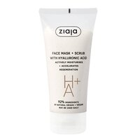 Masca si scrub pentru fata HA+, 55 ml, Ziaja