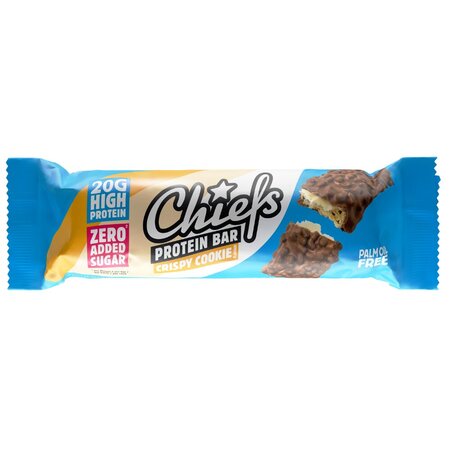 Baton proteic Crispy Cookie, 55 g, Chiefs