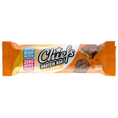 Baton proteic Salty Caramel, 55 g, Chiefs