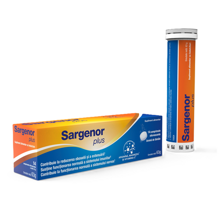 Sargenor Plus, 14 comprimate efervescente, Meda Pharma 757919