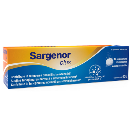 Sargenor Plus, 14 comprimate efervescente, Meda Pharma 757920