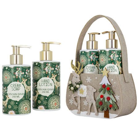 Set Sapun lichid pentru maini + Crema de maini Winter Dream, 250 ml + 250 ml, Vivian Gray 757965