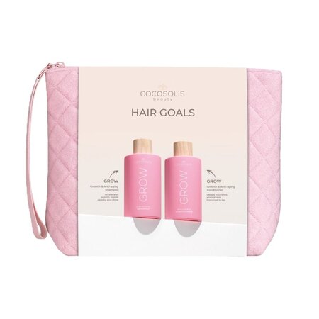 Set Sampon Hair Growth, 250ml + Balsam Hair Growth, Hair Goals, 200ml, Cocosolis