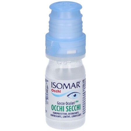 Picaturi cu apa de mare hipotonica si acid hialuronic pentru ochi uscati Isomar, 10 ml, Euritalia 758407