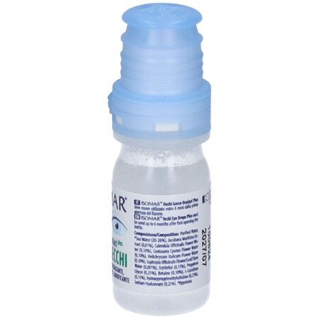 Picaturi cu apa de mare hipotonica si acid hialuronic pentru ochi uscati Isomar, 10 ml, Euritalia 758410