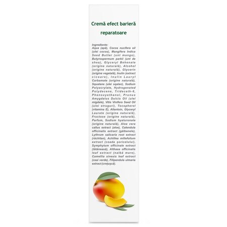 Crema reparatoare pentru maini cu unt de mango si shea, 75 ml, Vivanatura 710195