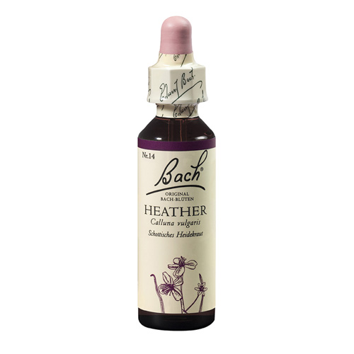 Picaturi iarba neagra Heather Original Bach, 20 ml, Rescue Remedy