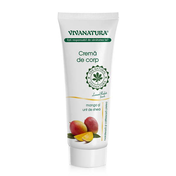 Crema de corp cu mango, 250 ml, Vivanatura