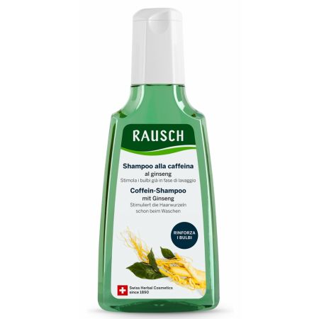 Sampon impotriva caderii parului cu ginseng si cofeina, 200 ml, Rausch