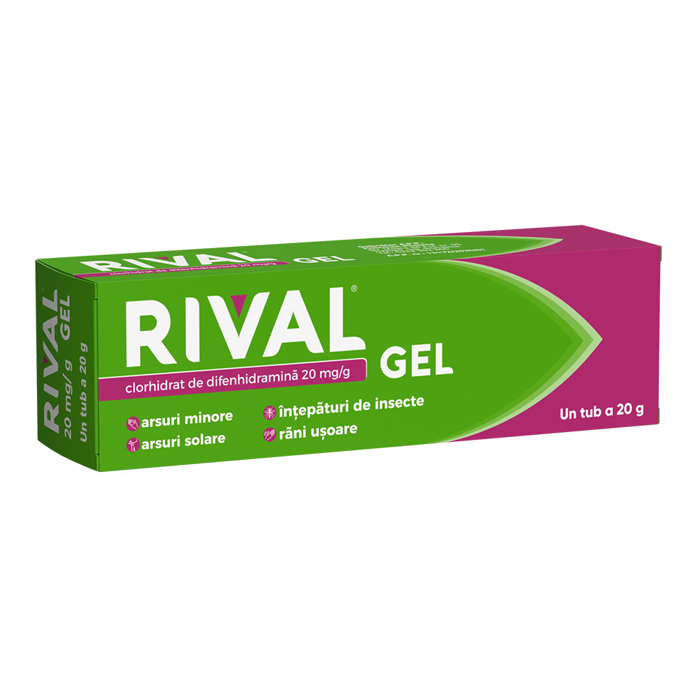 Rival gel, 20 mg/g, 20 g, Fiterman Pharma